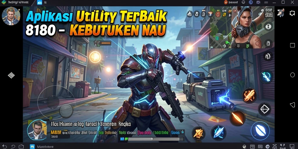 Tampilan antarmuka aplikasi Utility 8180 yang intuitif dan modern.