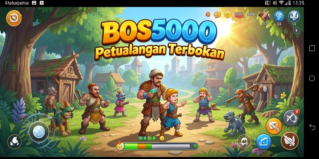 Tangkapan layar gameplay Open World BOS5000 yang memukau.