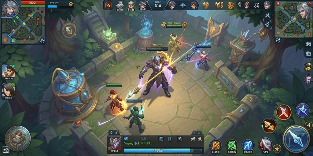 Tampilan gameplay D06 yang penuh strategi dan aksi.
