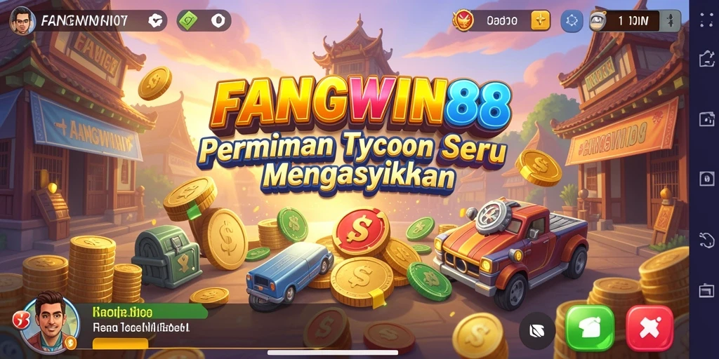 Menampilkan gameplay menarik dalam dunia Tycoon FANGWIN88.