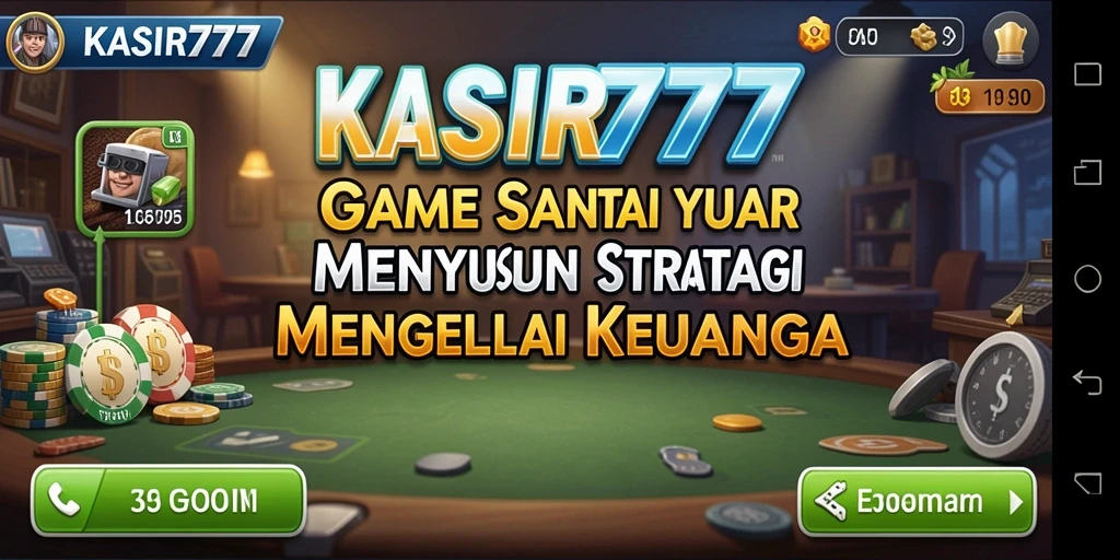 Screenshot gameplay KASIR777 menunjukkan keseruan dalam mengelola keuangan.