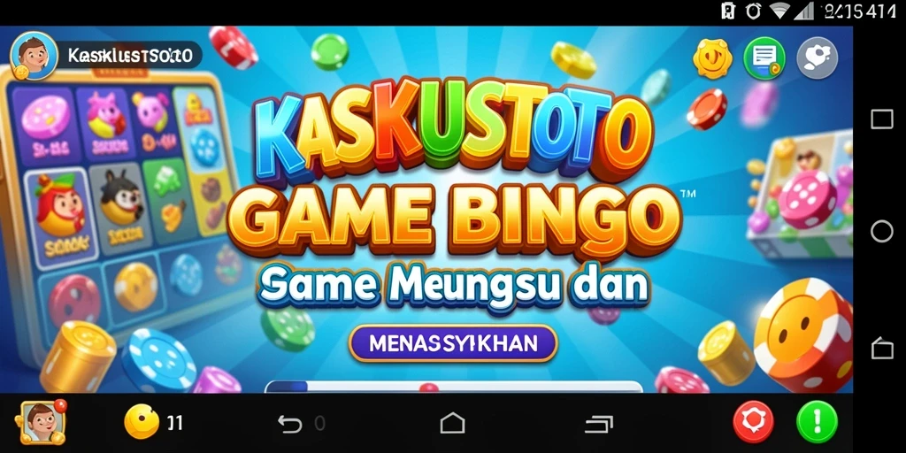 Tampilan gameplay menarik dari KASKUSTOTO dengan suasana Bingo yang menggembirakan.