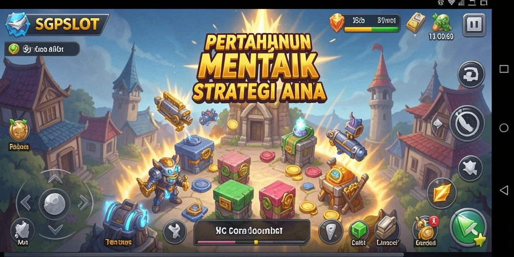 Tampilan menarik dari gameplay SGPSLOT dengan strategi Tower Defense.