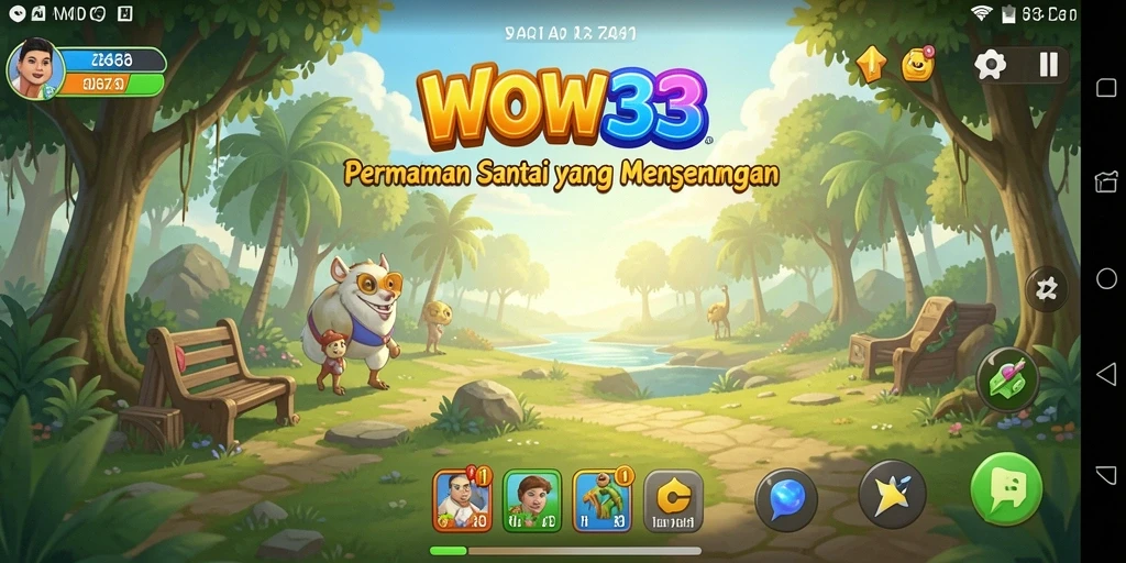 Screenshot gameplay WOW33 menampilkan momen seru saat bermain.